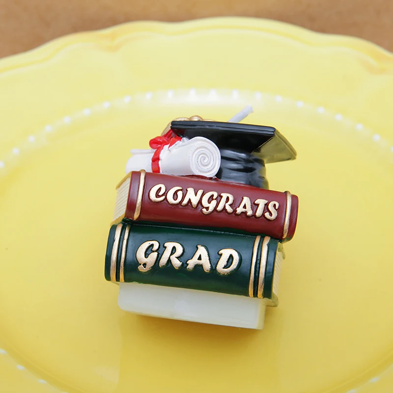 2021 Новый празднование выпускного книга свечи доктор шапка торт ко дню рождения