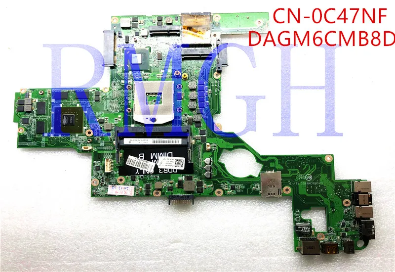 Для ноутбука Dell XPS материнская плата фонарь 0C47NF C47NF DAGM6CMB8D0 с GT525M/GT540M HM67 1 ГБ 100%
