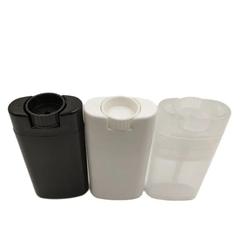 Прозрачный и белый плоский дезодорант пустой тюбик для губной помады контейнер