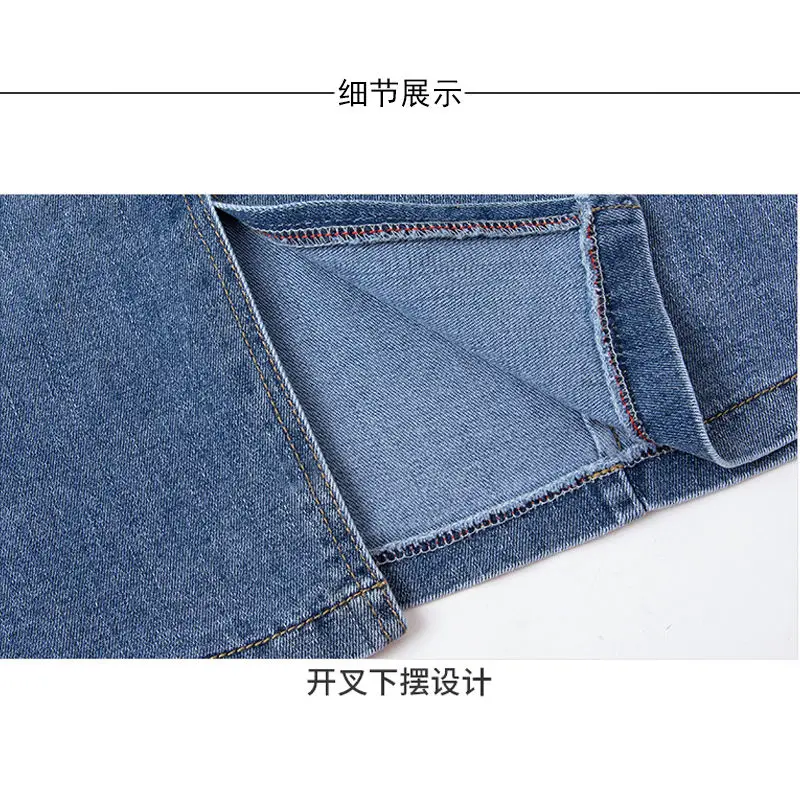 

Summer 2021 New Women High Waist Hip Wrap Denim Skirt Femme Casual Pockets Skirts Fashion Sexy Skirts Plus Size Clothing