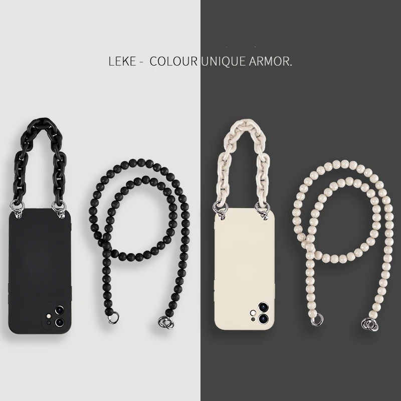 

Original Crossbody Necklace Lanyard liquid silicone phone case for iphone 12 Pro Max MiNi 11 Pro Max X XR XS Max 6S 7 8 plus