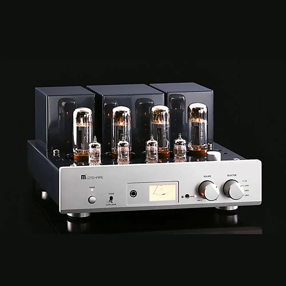 Ламповые усилители MUZISHARE X5 EL34 12AX7 12AU7 цифровая трубка предварительного усилителя