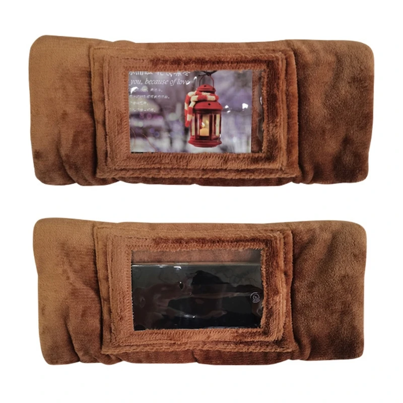 

USB Electric Heating Hand Warmer Plush Handbag Explosion-Proof Washable Office H3CC