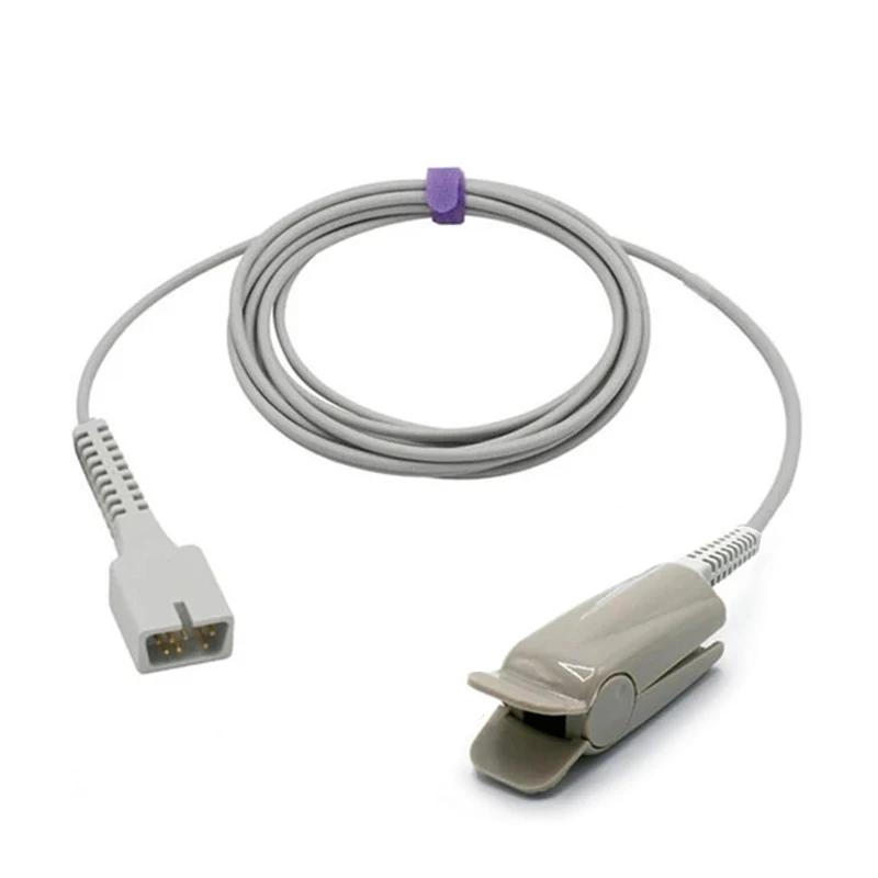 Датчик Nellcor 7PIN SpO2 для взрослых на палец датчик без Oximax Philips Datascope Marquette Nihon Kohden