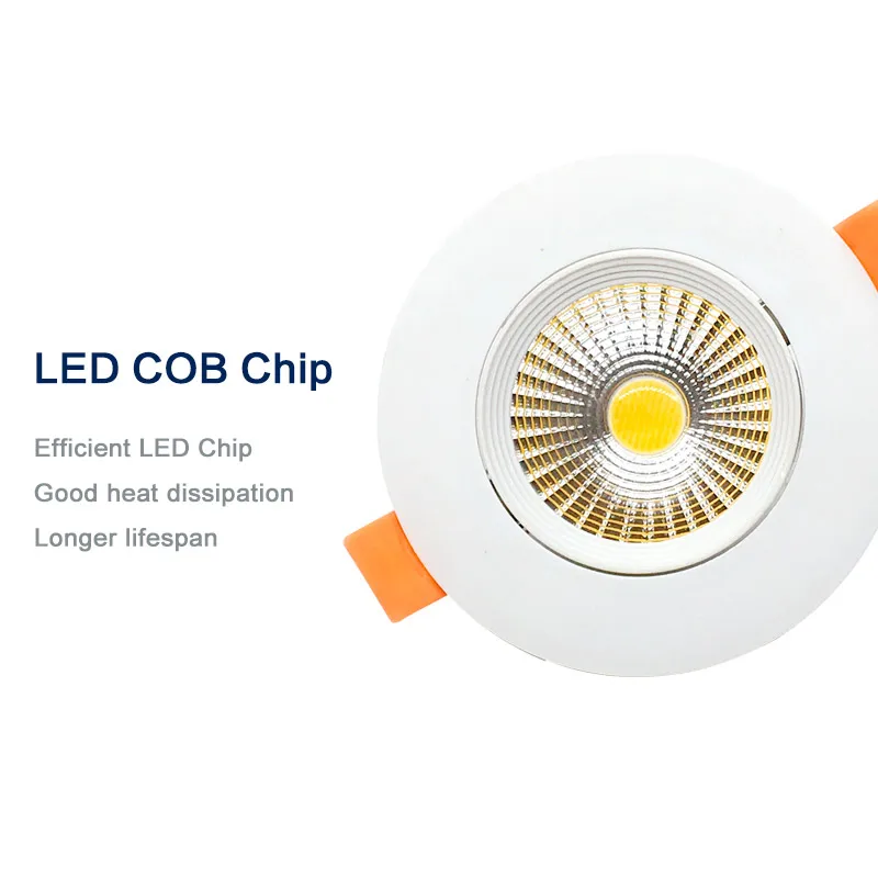 Led COB downlight Ceiling Spot Light 7w 220V 230V recessed ceiling Lights Indoor Lighting | Освещение