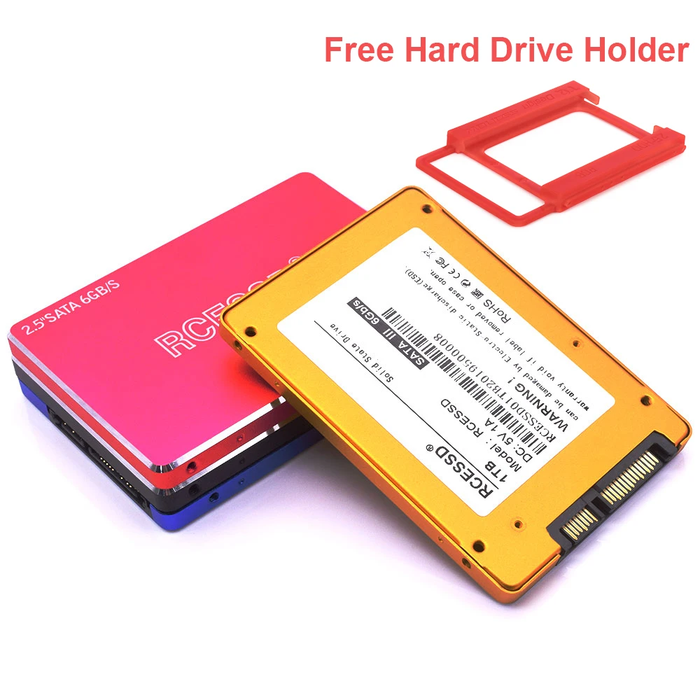 RCESSD металлический жесткий диск 120 ГБ 240 2 5-дюймовый SATA III HDD HD SSD ноутбук ПК 480 960