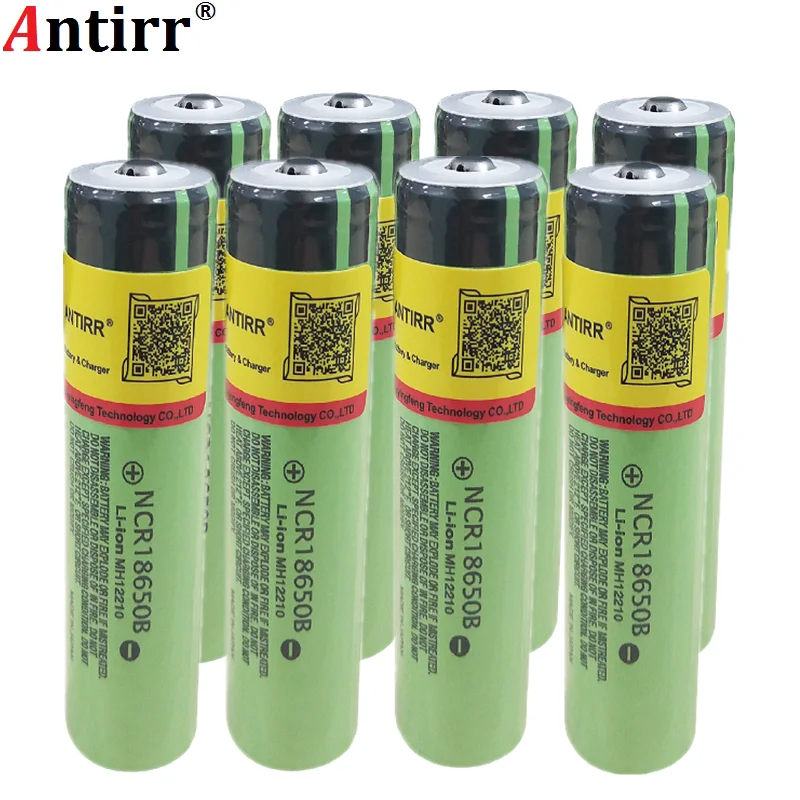2019 новый аккумулятор antirr 18650 3400 мАч 3 7 в литий ионный NCR18650B Перезаряжаемый для