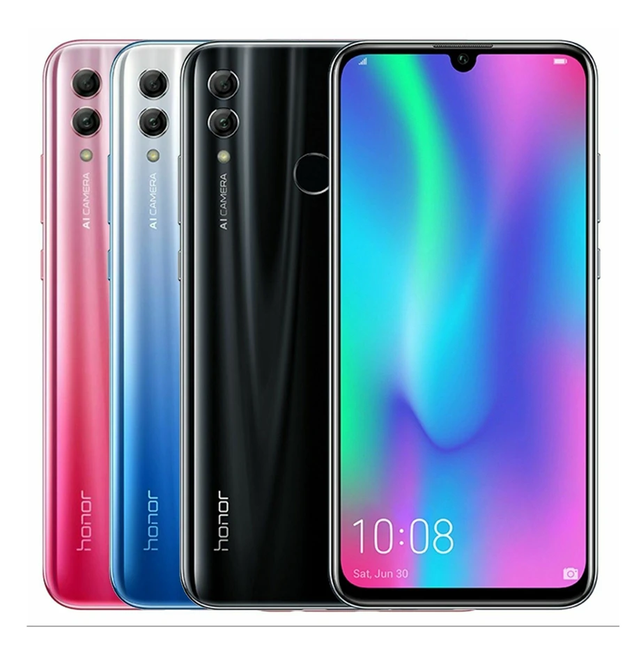 Huawei Honor 10 Lite мобильный телефон Восьмиядерный 6,21 ''3400 mAh аккумулятор 24MP фронтальная камера 64 Гб rom многоязычный отпечаток пальца NFC