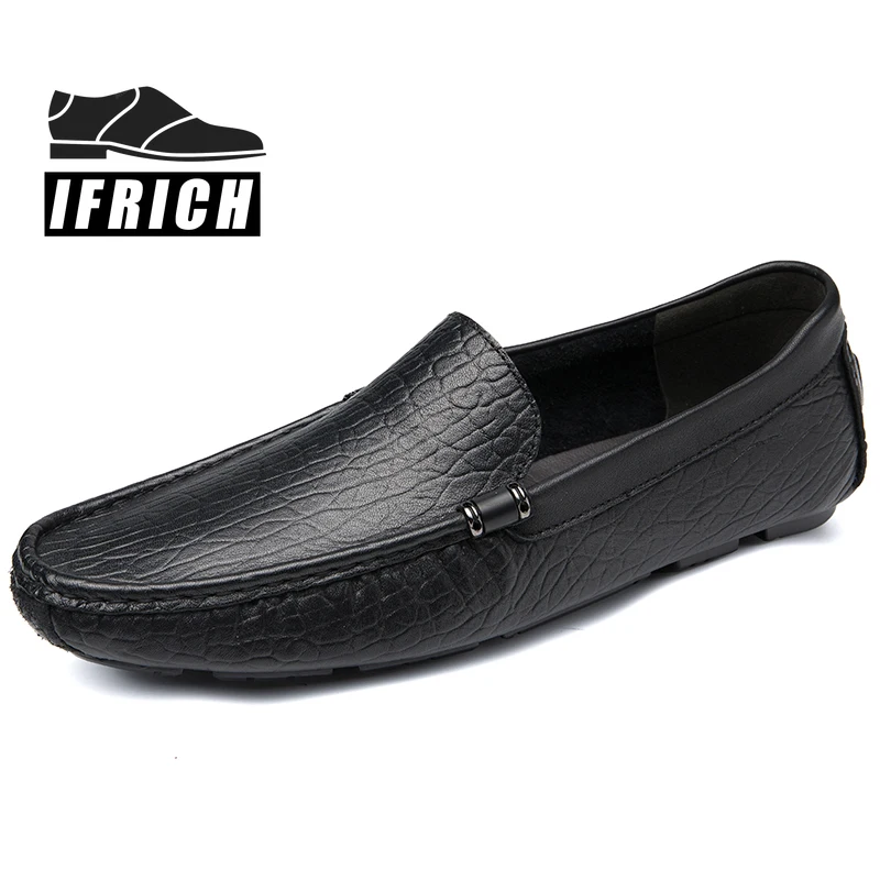 Meilleur Chaussures Décontractées Pour Hommes, Baskets à Enfiler, En Cuir Véritable, Faites à La Main, De Marque, Populaires