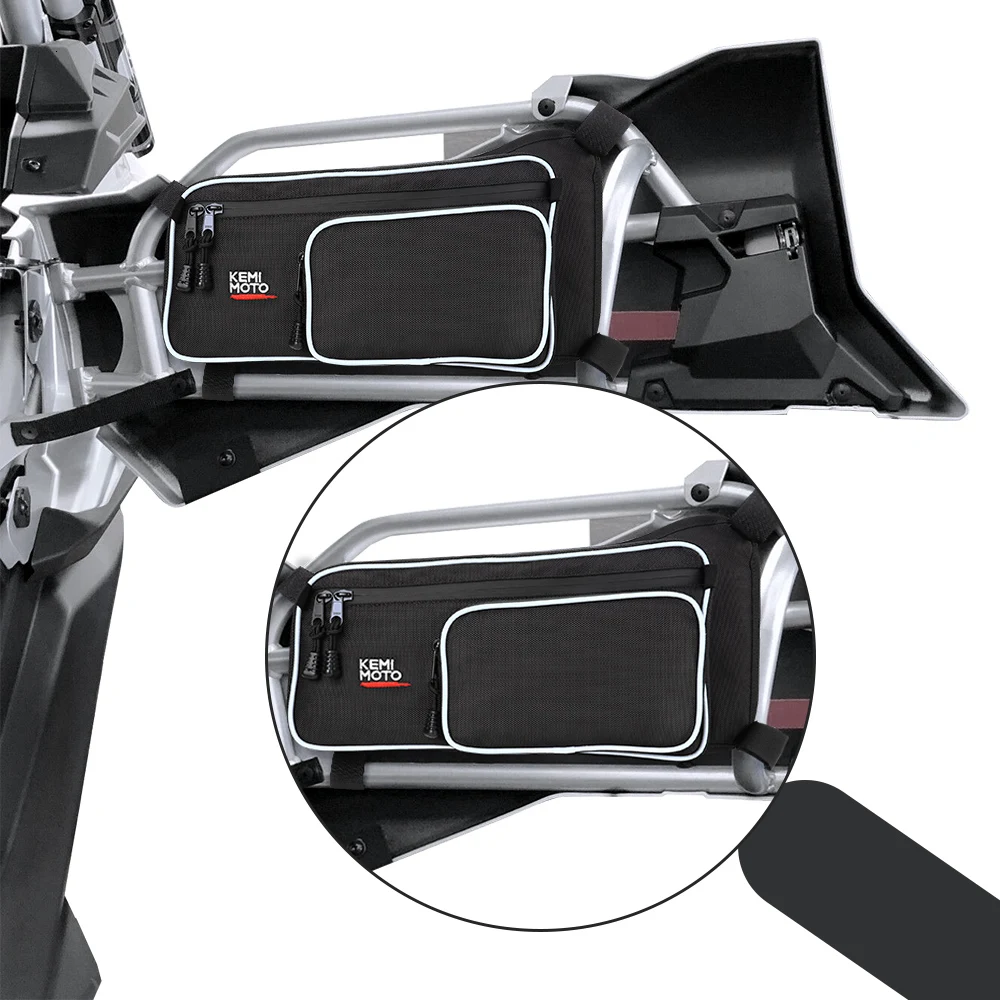 KEMIMOTO черный сзади дверной мешок пара с наколенники для Can-Am Maverick X3 модели весь год