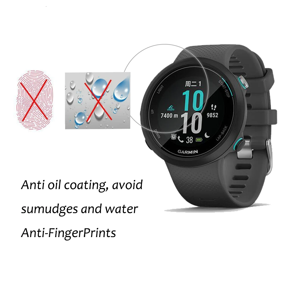 3 шт. Противоударная Защитная пленка для смарт-часов Garmin Swim 2 GPS не стекло |