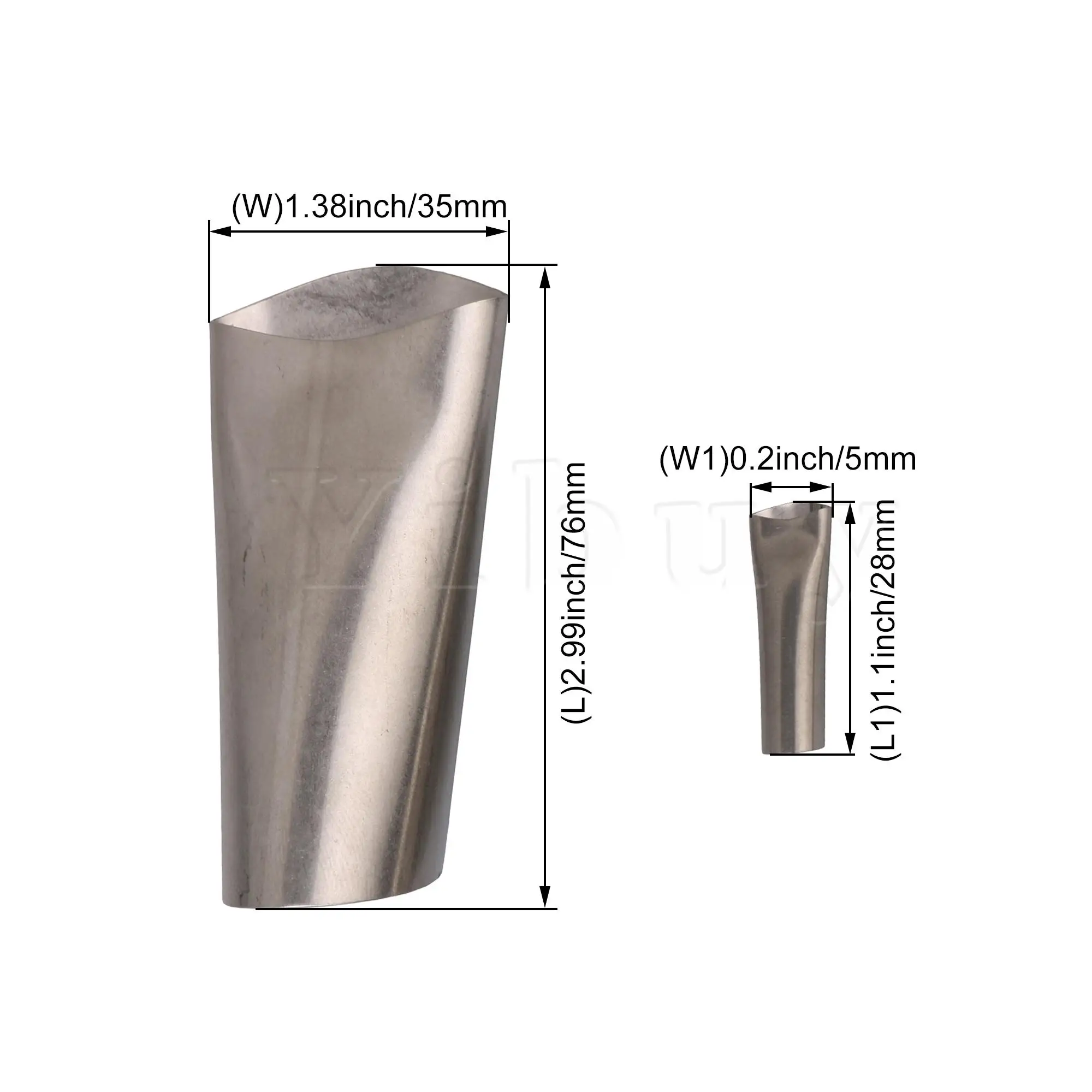 

14 x Sealant Stainless Steel Glue Nozzle 5-35mm Size Caulking Tools