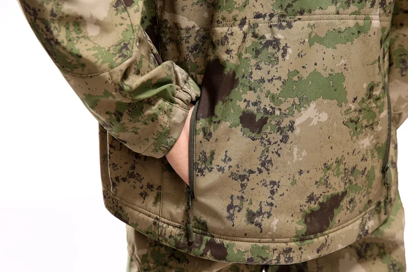 4XL походные куртки Акула кожа мягкая оболочка Военная Тактическая уличная куртка водонепроницаемая армейская флисовая одежда камуфляжная ветровка