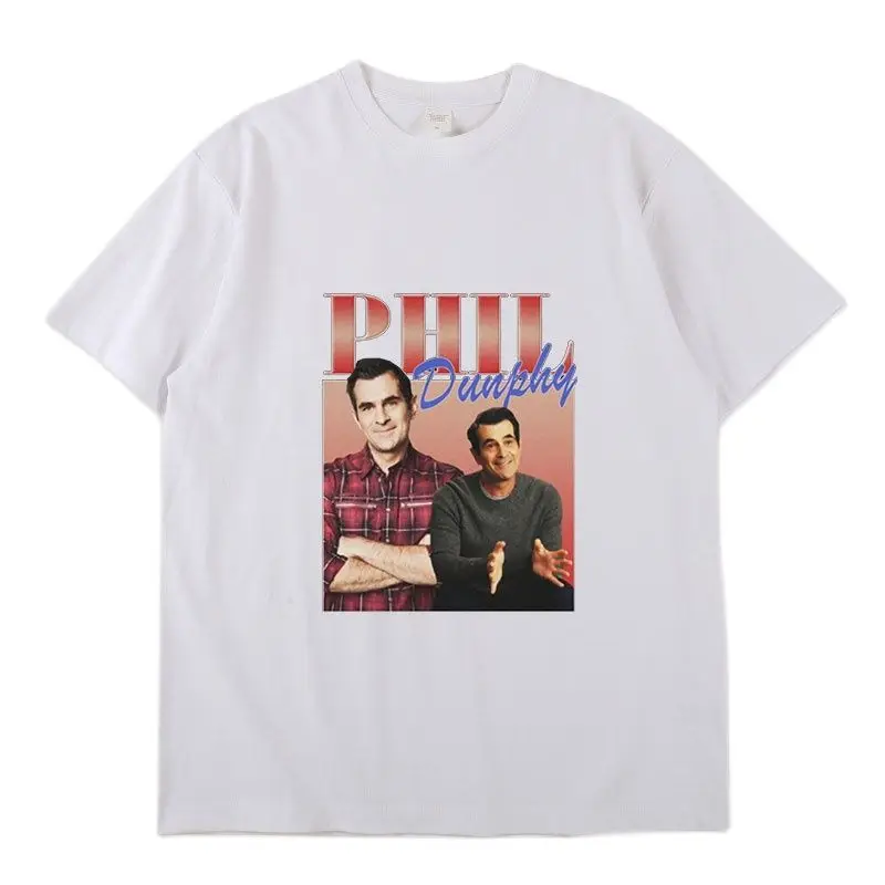 

Phil Dunphy Tv Show 2022Classic Retro Interesting Print Summer Short-Sleeved Thin Cotton Loose Casual Man T-Shirt Oversized Tide