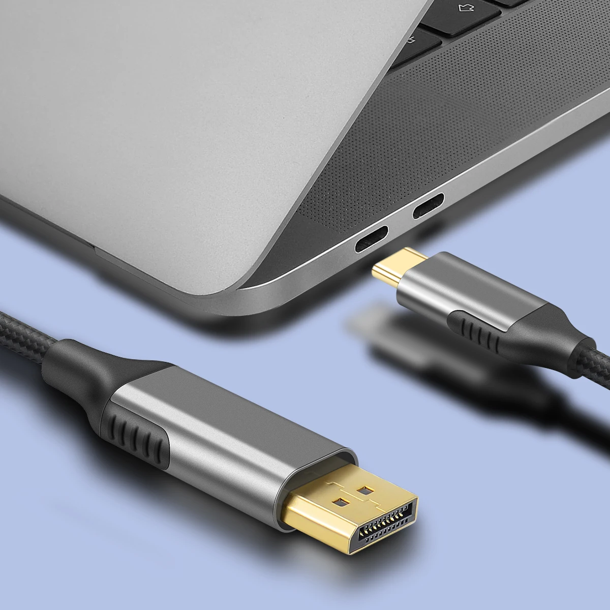 Портативный кабель с разъемами типа C и DP штекер/гнездо 0 2 м/1 8 м 4K @ 60 Гц