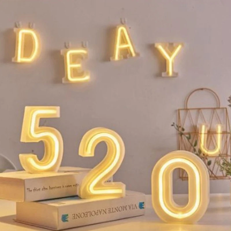 Светодиодный светильник с надписью 0 9 гибкий Led дисплей для выпечки в помещении