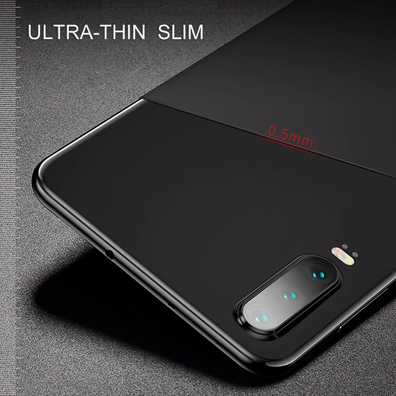 CAPSSICUM Ультратонкий Мягкий матовый чехол для huawei P30 P30 PRO Lite чехол s TPU Гибкая тонкая гелевая задняя крышка