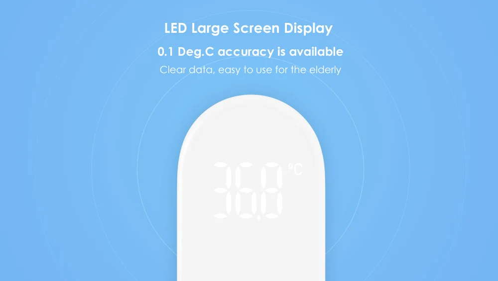 Xiaomi Mijia iHealth термометр Точный Цифровой Инфракрасный медицинский термометр бескорпусный контактный светодиодный дисплей