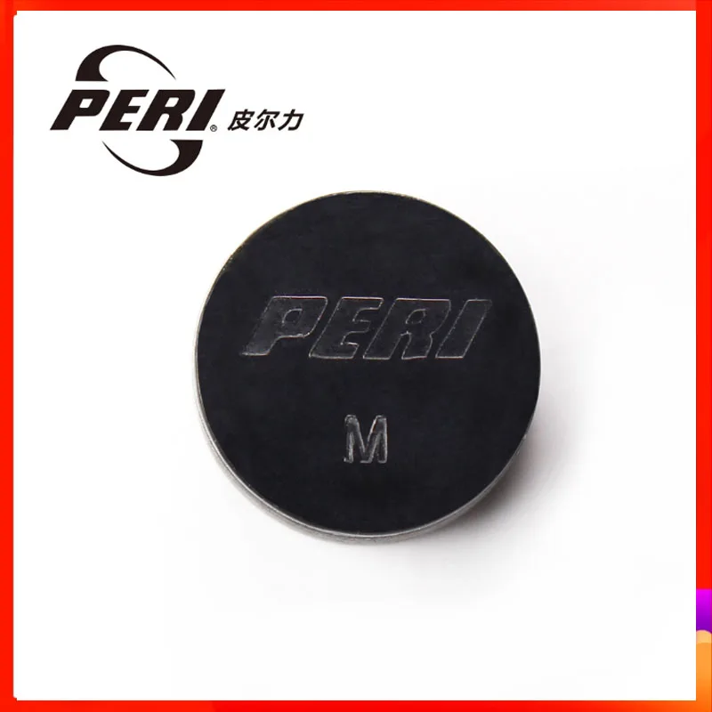 Цельнокроеные наконечники для бильярдного кия PERI Black Ice Tip s m H 14 мм