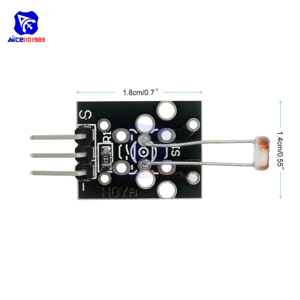 Модуль резистора diymore для Arduino AVR PIC светочувствительный оптический