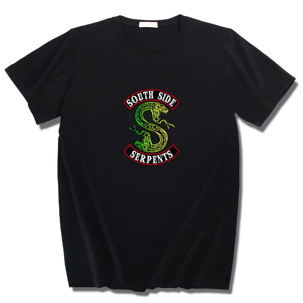 

Fashion Riverdale Southside T-shirt Women Men Streetwear Short Sleeve Teenager Students Summer Fashion Black T-Shirt Tee Tops
