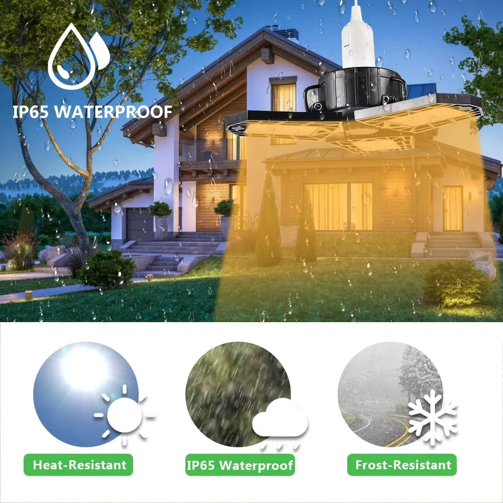 E27 60 Вт деформируемый светодиодный светильник для гаража потолочный завод