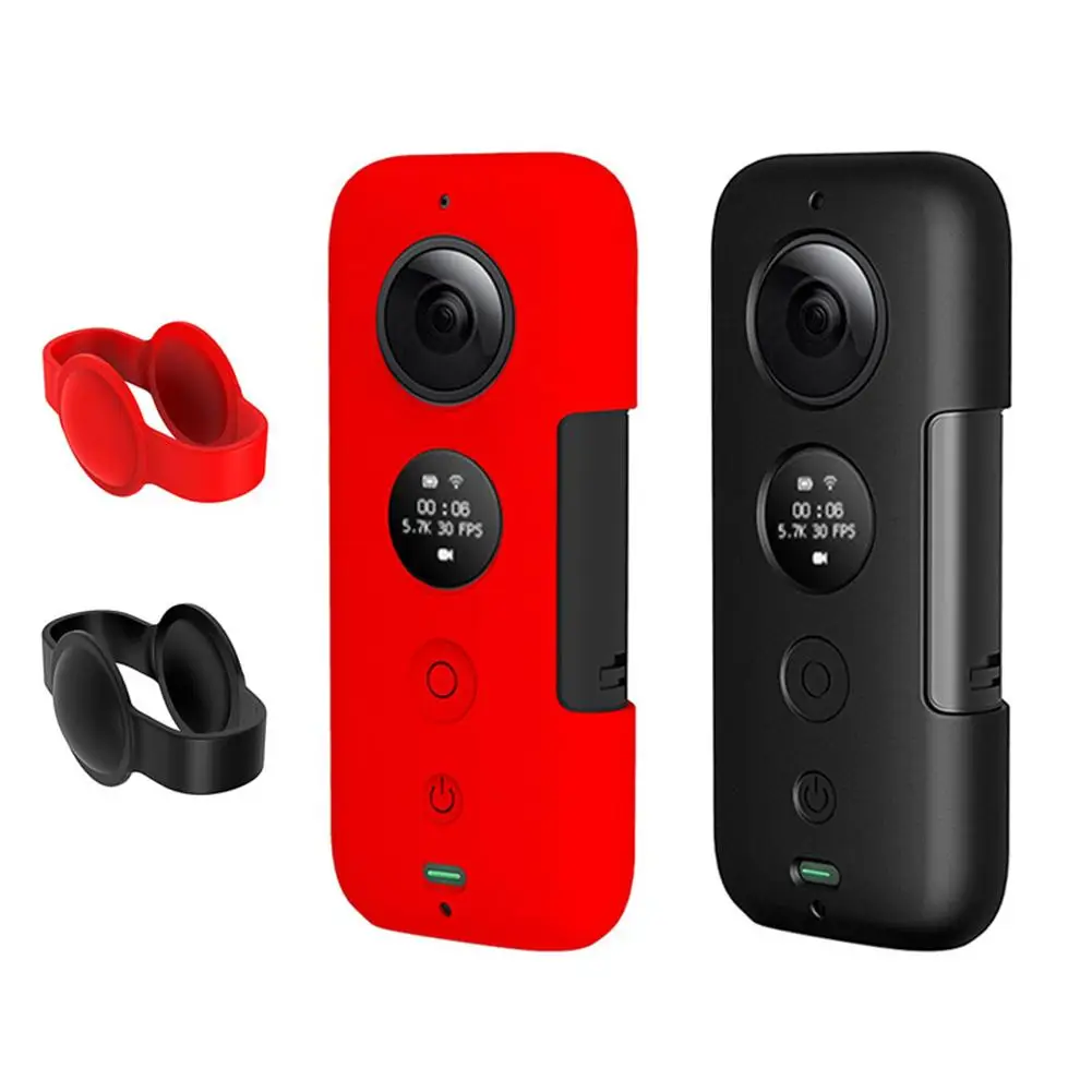 Устойчивая к царапинам Защитная крышка для Insta360 One X Силиконовый чехол для объектива Insta 360 One X панорамные аксессуары для камеры движения