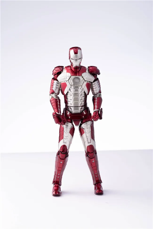 Новый фильм SHF Железный человек 15 см 2 два стиля MK5 фигурка соединение из ПВХ