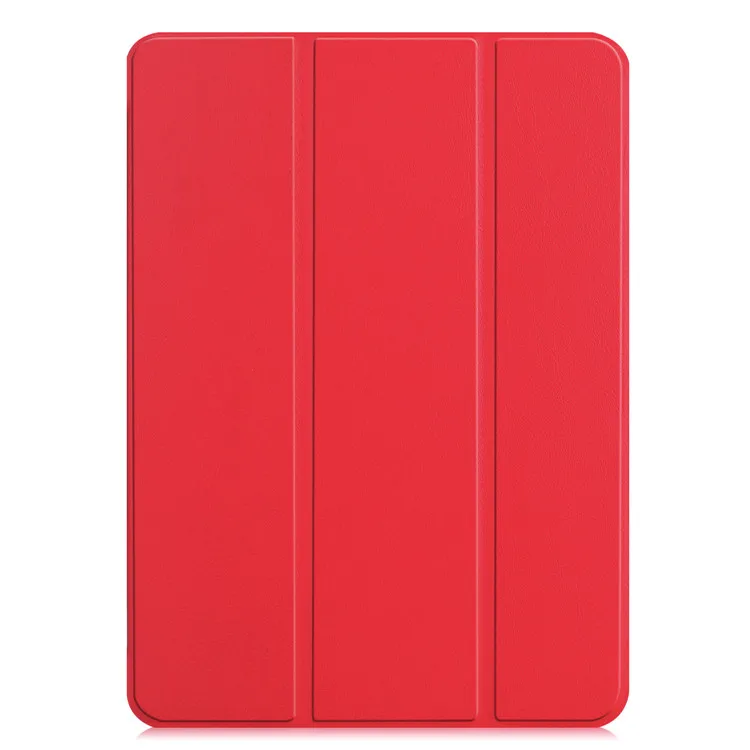 Qosea PU кожаный чехол для Apple iPad Pro 11 роскошный защитный чехол-подставка чехол с держателем карандаша чехол для планшета авто сна - Цвет: Красный