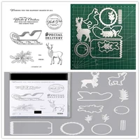 elk clear stamps and dies scrapbooking new arrival 2021 stencils for decoration cutting templates new metal hollow cutters