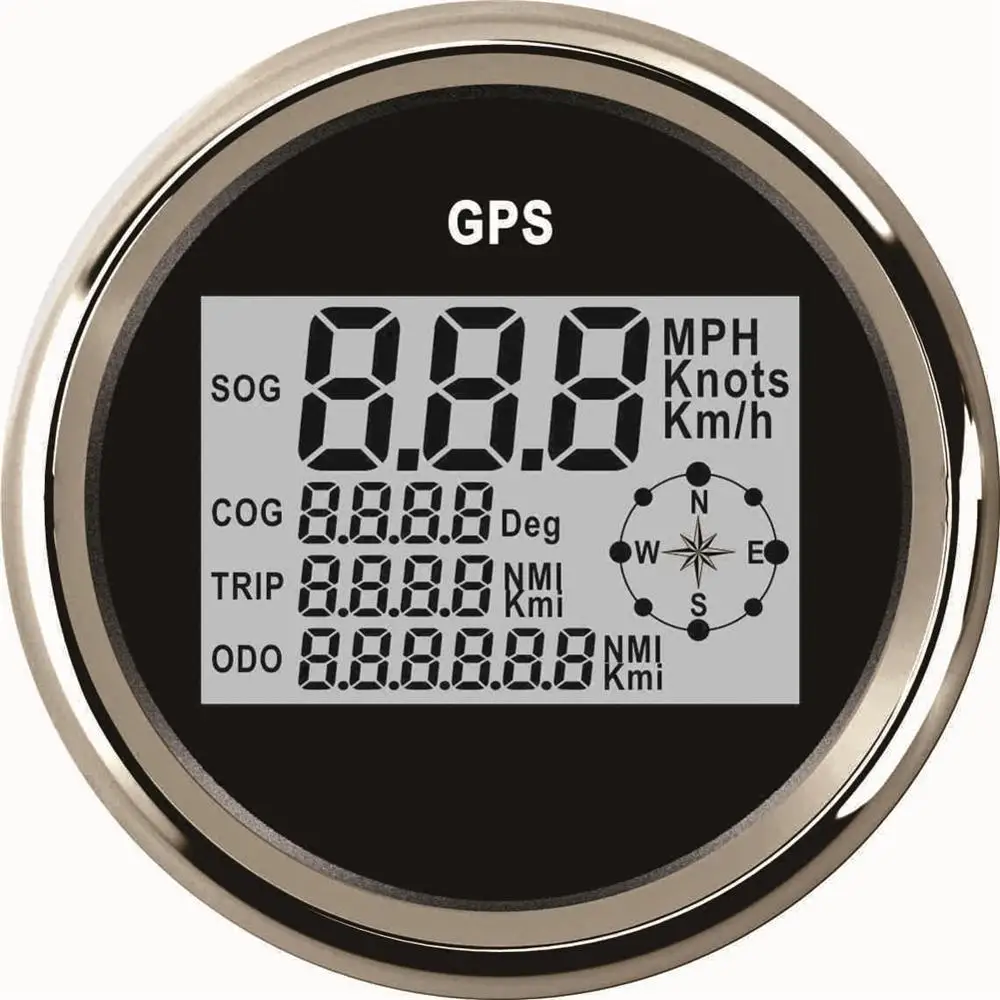 Автомобильный инструмент для тюнинга 85 мм цифровые GPS-спидометры 0-999 ЖК-дисплей