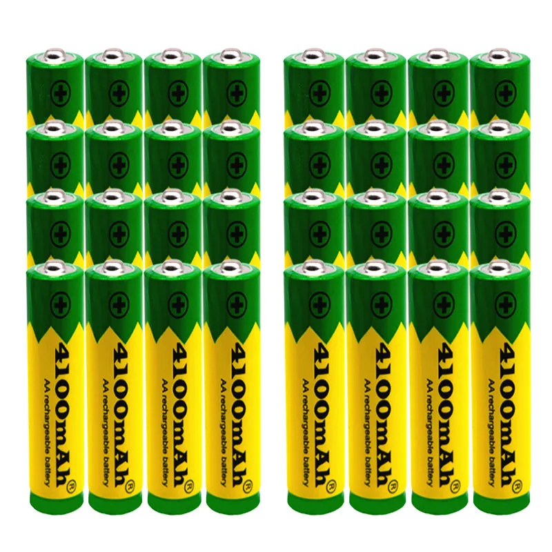 

2021 newest 1.5V AA rechargeable battery AA cell 4100mah for torch toys clock MP3 player replace batteries