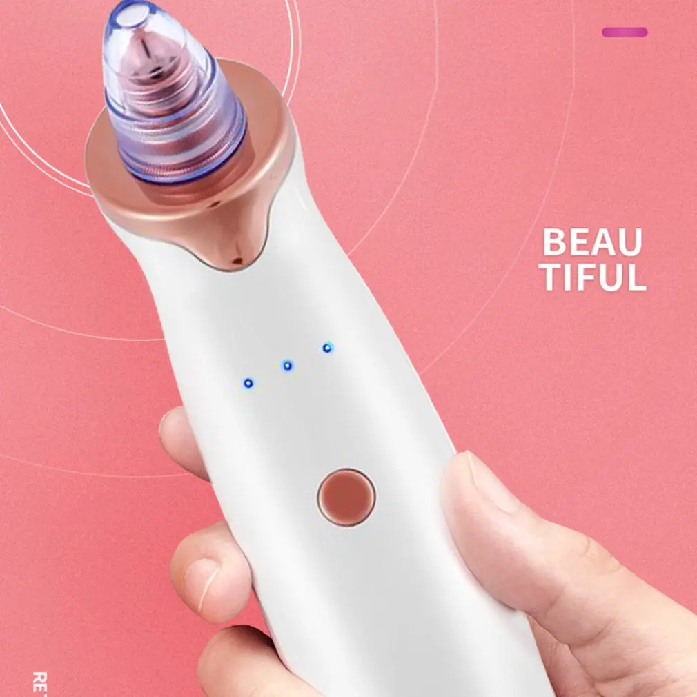 

Blackhead Remover Face Deep Nose Cleaner T Zone Pore Acne Pimple Removal Vacuum Suction Facial Diamond Beauty Clean Skin Tool