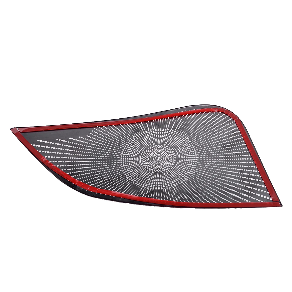 

2pcs Front Door Stereo Speaker Cover Trim Decor Stainless Steel Glossy Black fit for Tesla Model 3 2017 2018 2019 2020