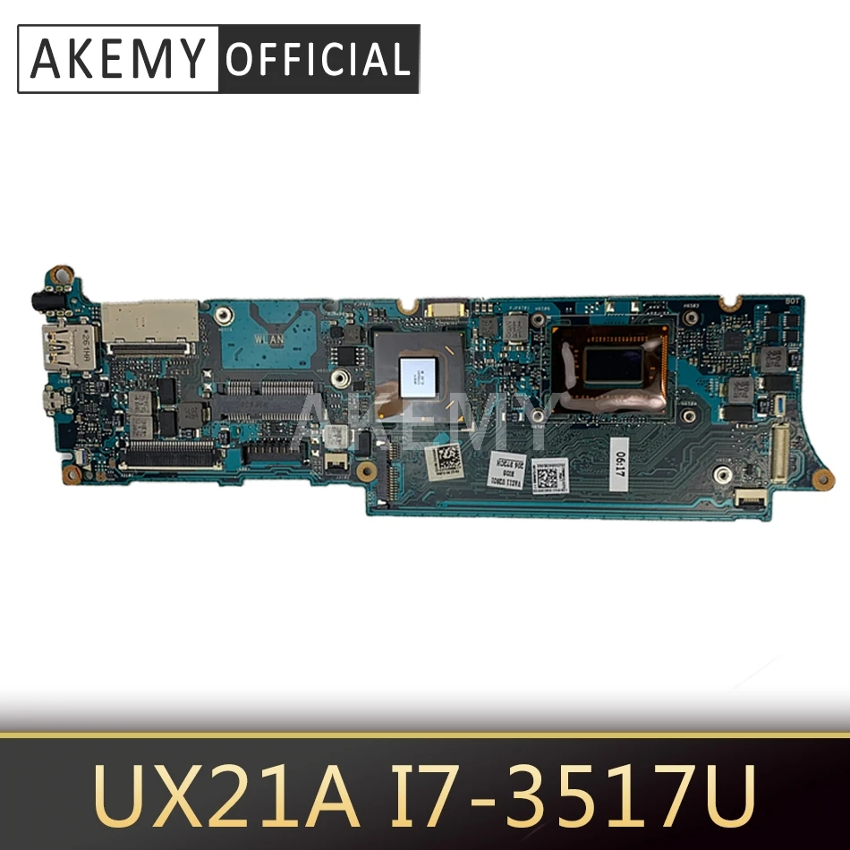 

Akemy UX21A I7-3517 процессор 4 Гб RAM материнская плата REV 2,0 для ASUS UX21 UX21A материнская плата для ноутбука 100% протестированная Рабочая