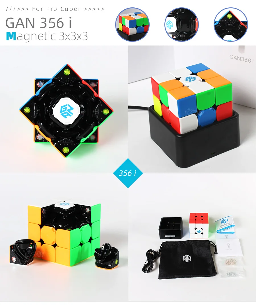 3x3x3 Gan 356 Air Master Advance Master Gan Air S Gan Air SM Магнитные подарки Cfop формула карты скорость магниты магические кубики 3x3
