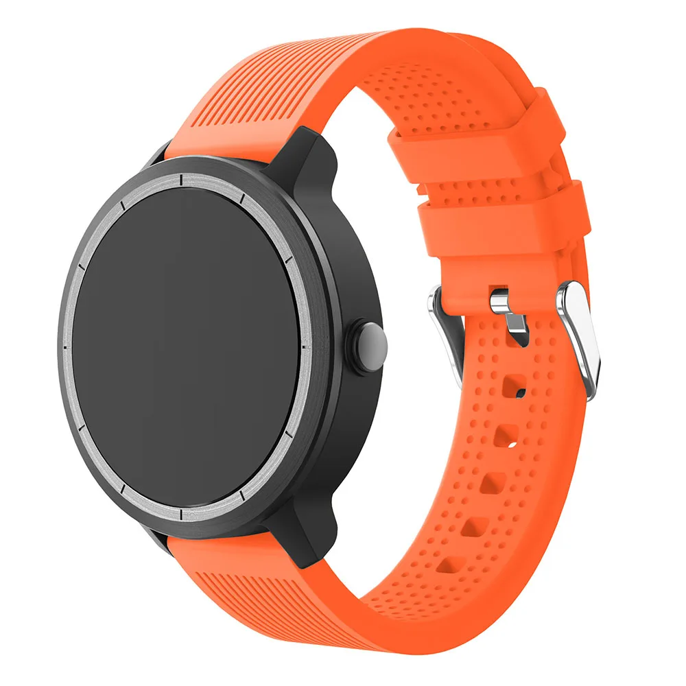 Цветной мягкий силиконовый браслет ремешок для Garmin vivoactive3 vivomove HR сменный умный Браслет для Garmin Vivoactive3 ремень