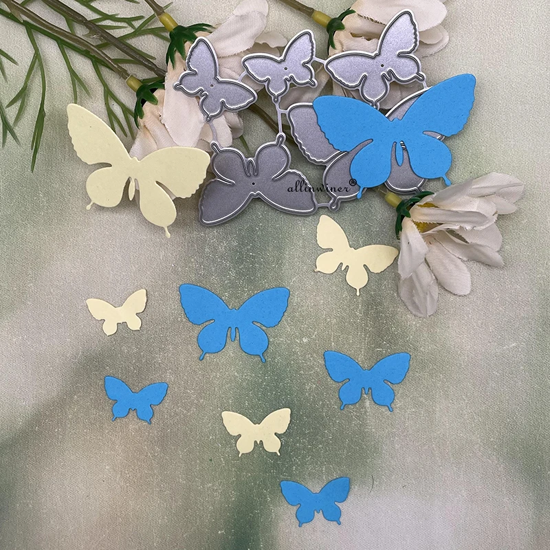 Новинка 5 шт. украшение в виде бабочки металлические штампы для рукоделия