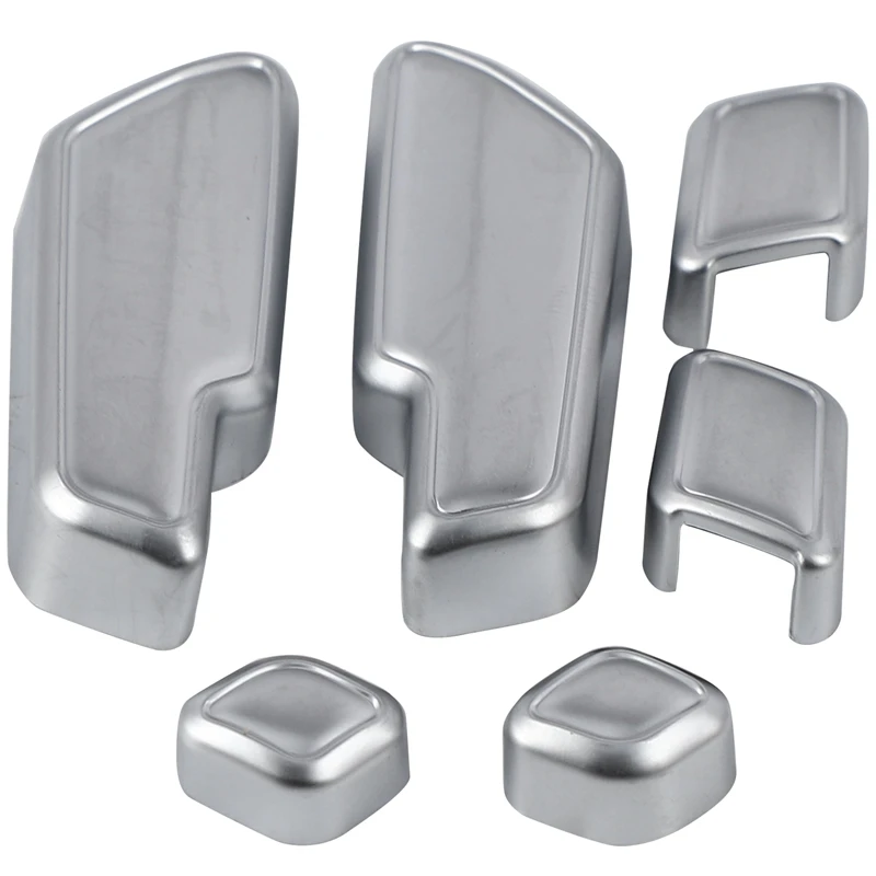 

6Pcs Chrome Car Door Seat Adjust Buttons Switch For Mercedes-Benz E Class W204 W205 W212 W218 X204 X166 C E GLK GL ML CLS GL