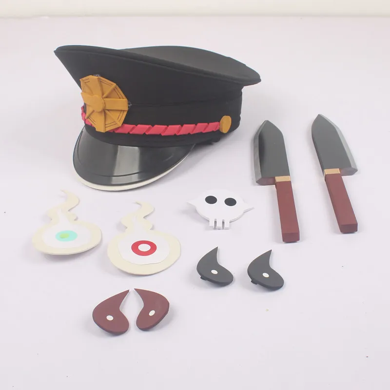 Игрушки для косплея Ханако-Кун Сан из аниме головной убор Hitodama наклейка на лицо