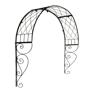 Уличная стойка для цветов, европейская изогнутая рама для садоводства, растений, скалолазания, железная решетка для сада