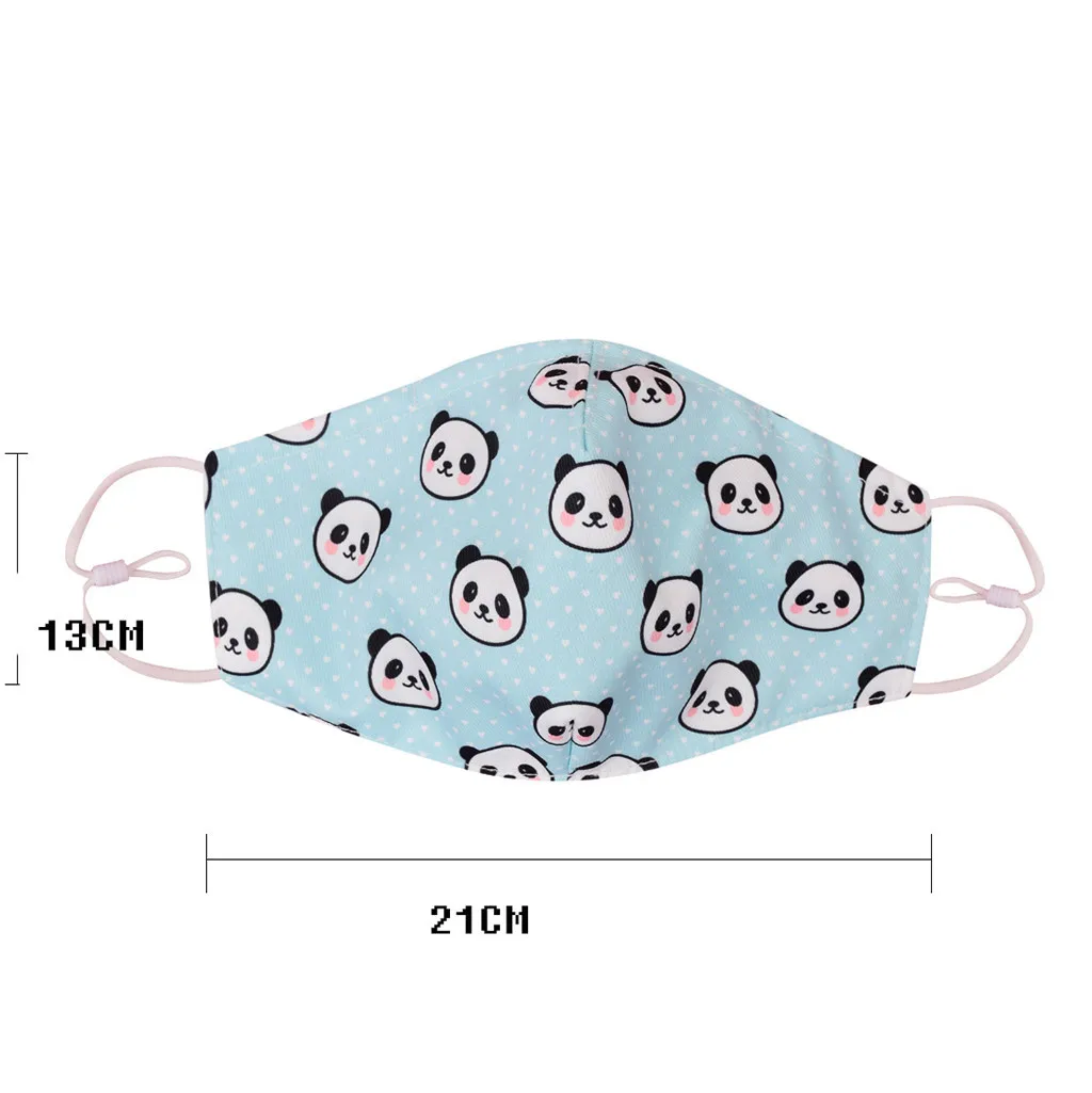 

Adult Woman Cartoon Adjustable Washable Face Mask Face Mouth Cover Protection Reusable Outdoor Cycling Face Mask