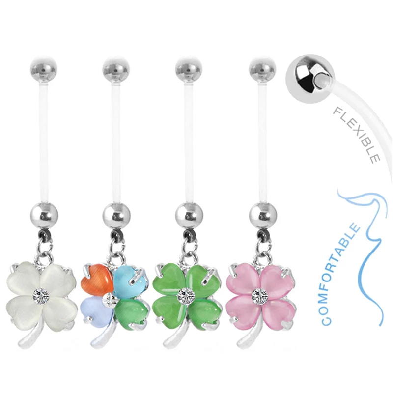 1 шт. цветное кольцо для пирсинга живота беременных пупка ювелирные изделия