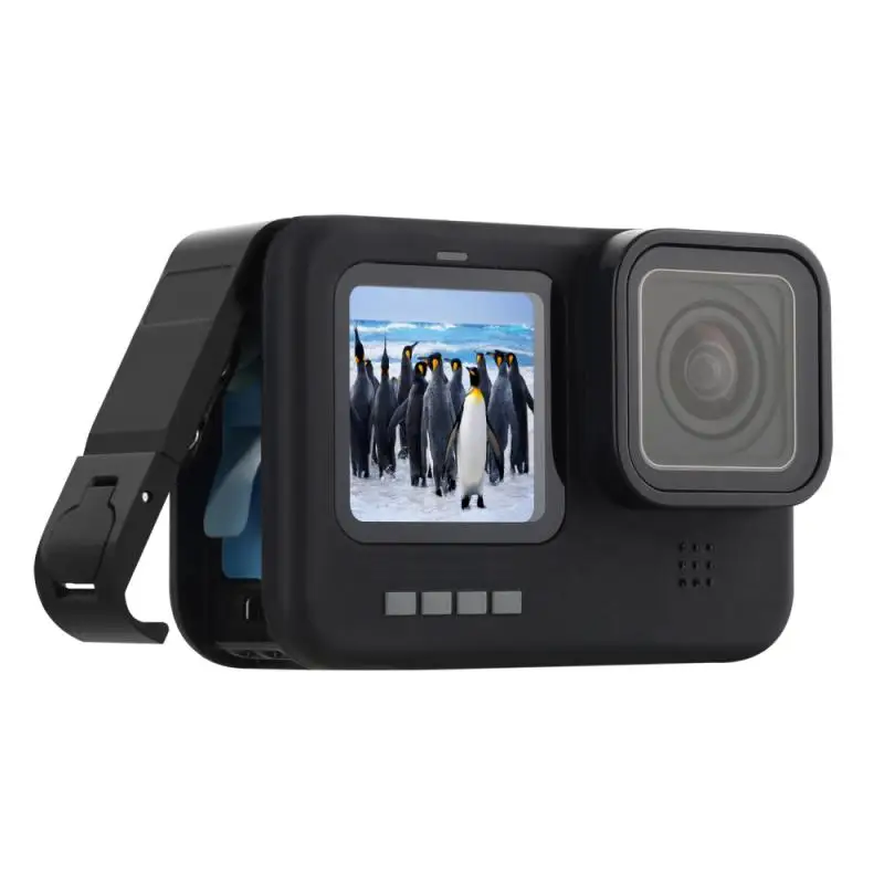 

New Protective Cover For Gopro Hero 9 Black Battery Case Cover Type-C Charging Port Adapter Dustproof Vlog Accessory For Gopro 9