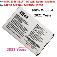 original new 2300mah li3723t42p3h704572 battery for mtc 833f 831ft 4g wifi router modem for zte mf90 mf90 mf90m mf91 batteries