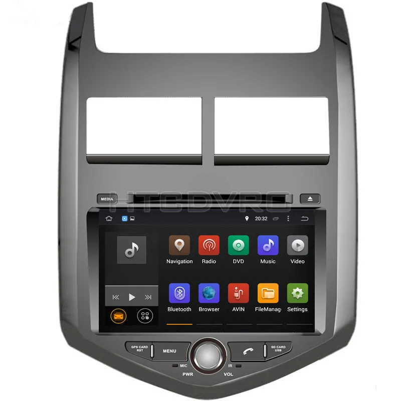 Автомобильный DVD плеер ymodbht 8 дюймов 4G ядер Android 9 0 7 1 для Chevrolet Aveo 2011 GPS RDS радио аудио