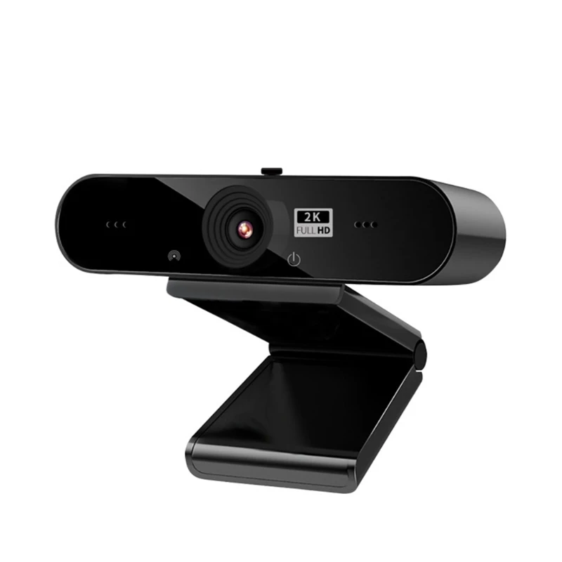 

2K Streaming High Definition Webcam Free Drive Built-in Mic USB Desktop Web Camera for Gamer Facebook YouTube Streamer