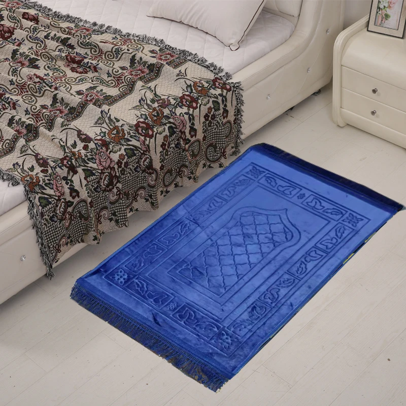 blue 2 75x120 см мусульманский коврик для молитвы Открытый коврик садовый паломник большие ковры для гостиной дома гостиной прикроватный коврик для спальни - Цвет: blue 2