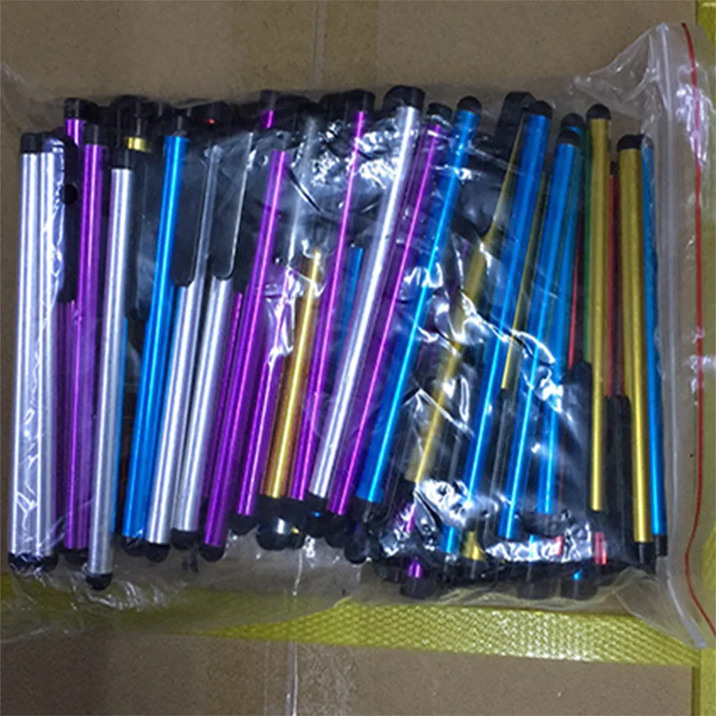 

Wholesale 100PCS Mobile Phone Handwriting Capacitive Pen Tablet Computer Screen Universal Touch Pen For Apple Android Smartphone