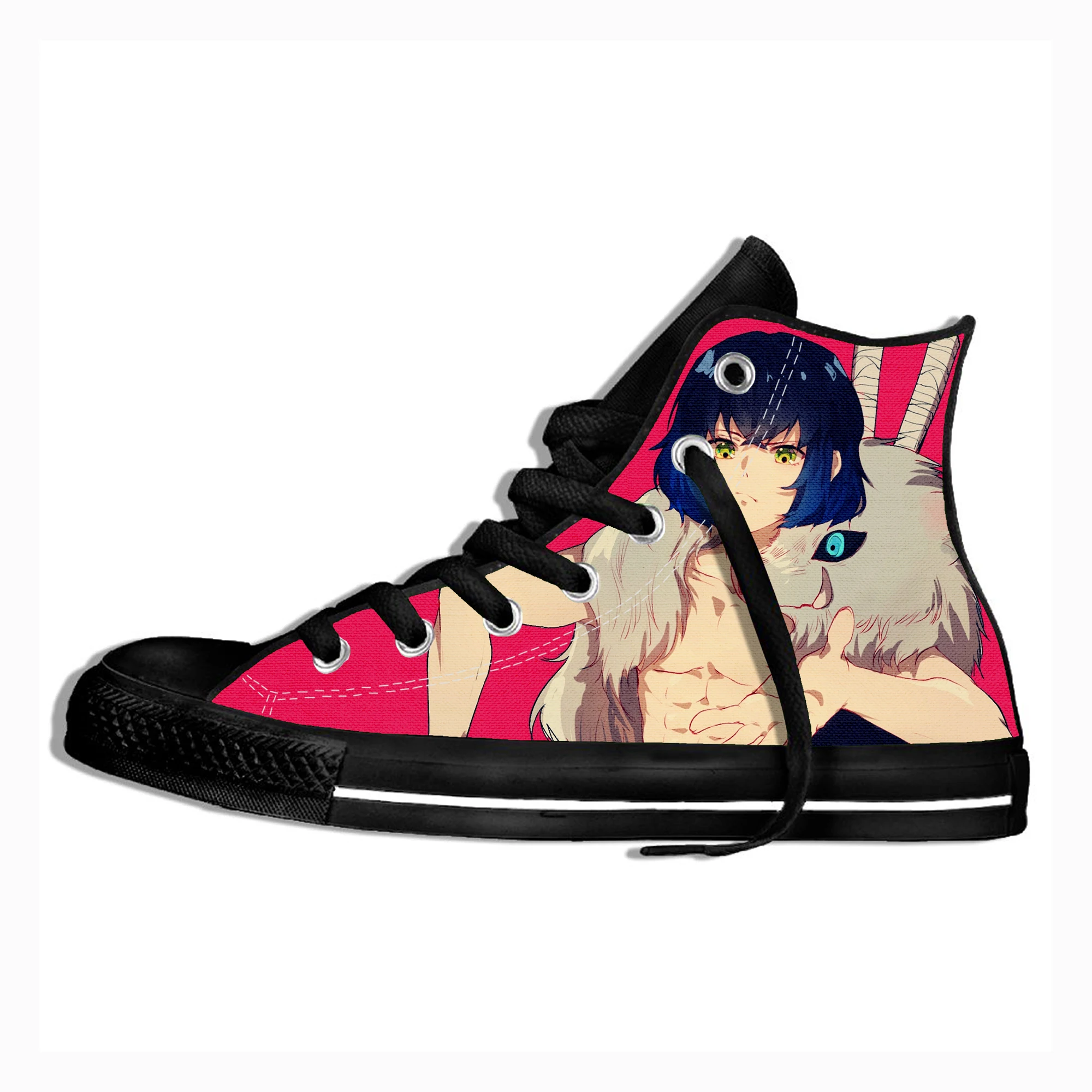 

Hashibira Inosuke Fashion Men Shoes New Men Casual Shoes High Top Sneakers Men Vulcanized Shoes Sneakers Quality Mens Sneakers